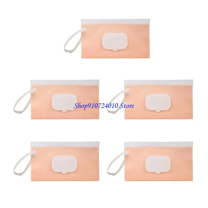 77HD 5 шт. многоразовые детские салфетки, удобный чехол из ЭВА с безопасным закрытием для родителей