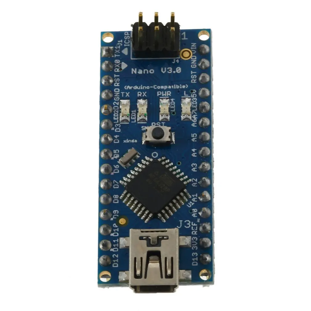 Контроллер ATmega328P CH340 для Arduino, макетная Мини-Плата USB V3.0, 5 В, микро макетная плата с прочным регулятором мощности кабеля