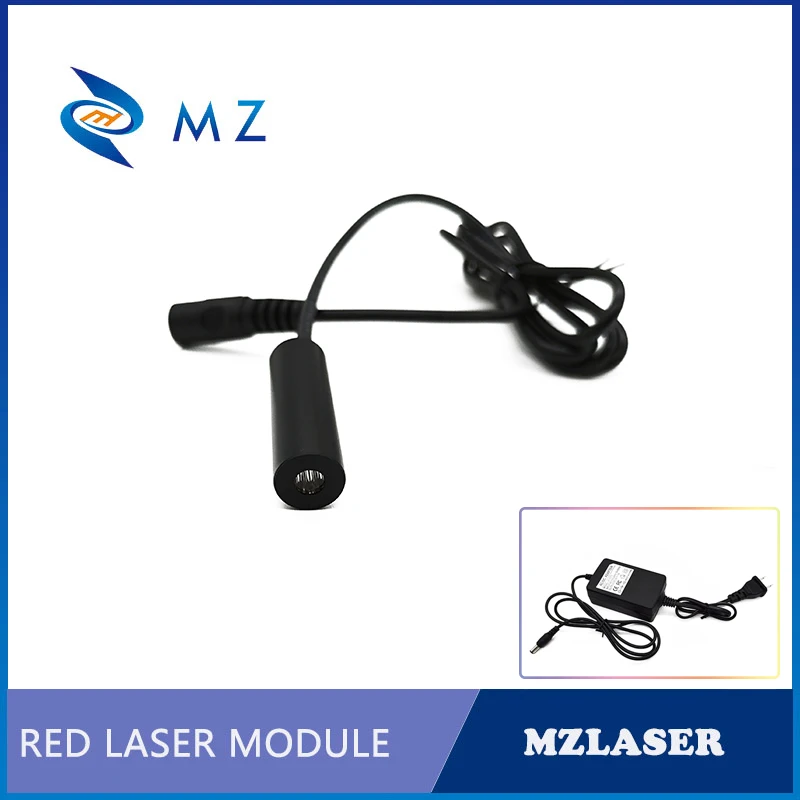 High Stability PMMA Lens 12mm Diameter 670nm 3V 10mW Red Line Laser Module With Adapter