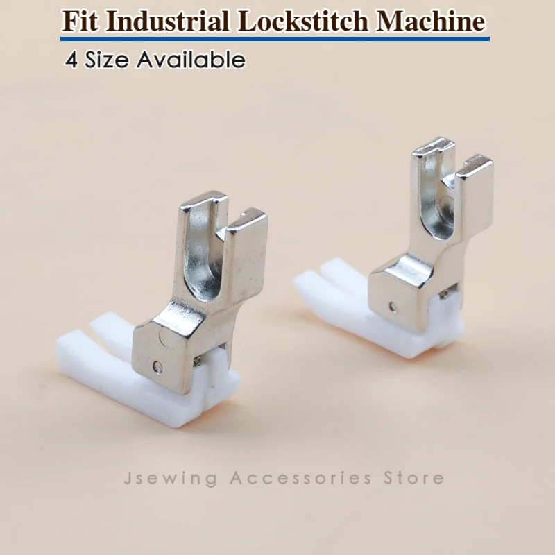 TCR  TCL Right and Left Plastics Compensating Presser Foot For Industrial Lockstitch  Sewing Machine 1 Needle 1/4 1/8 1/16 1/32