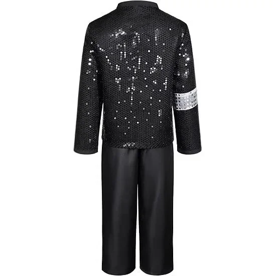 Déguisement de cosplay Star Pop Michael Jackson des années 80 et 90 pour adultes, perruque pour Halloween, performance sur scène