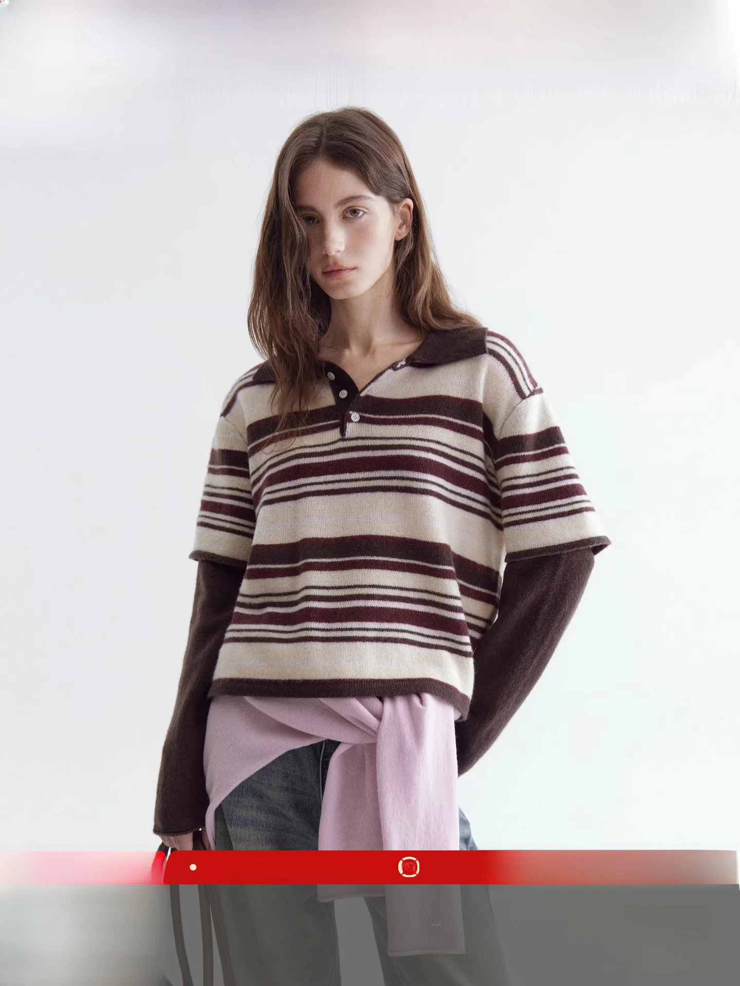 

Винтажный свитер Fano из 100% шерсти в полоску, женский, с цветовыми блоками, повседневный, весенний, с длинными рукавами, свободного кроя, удобный трикотаж