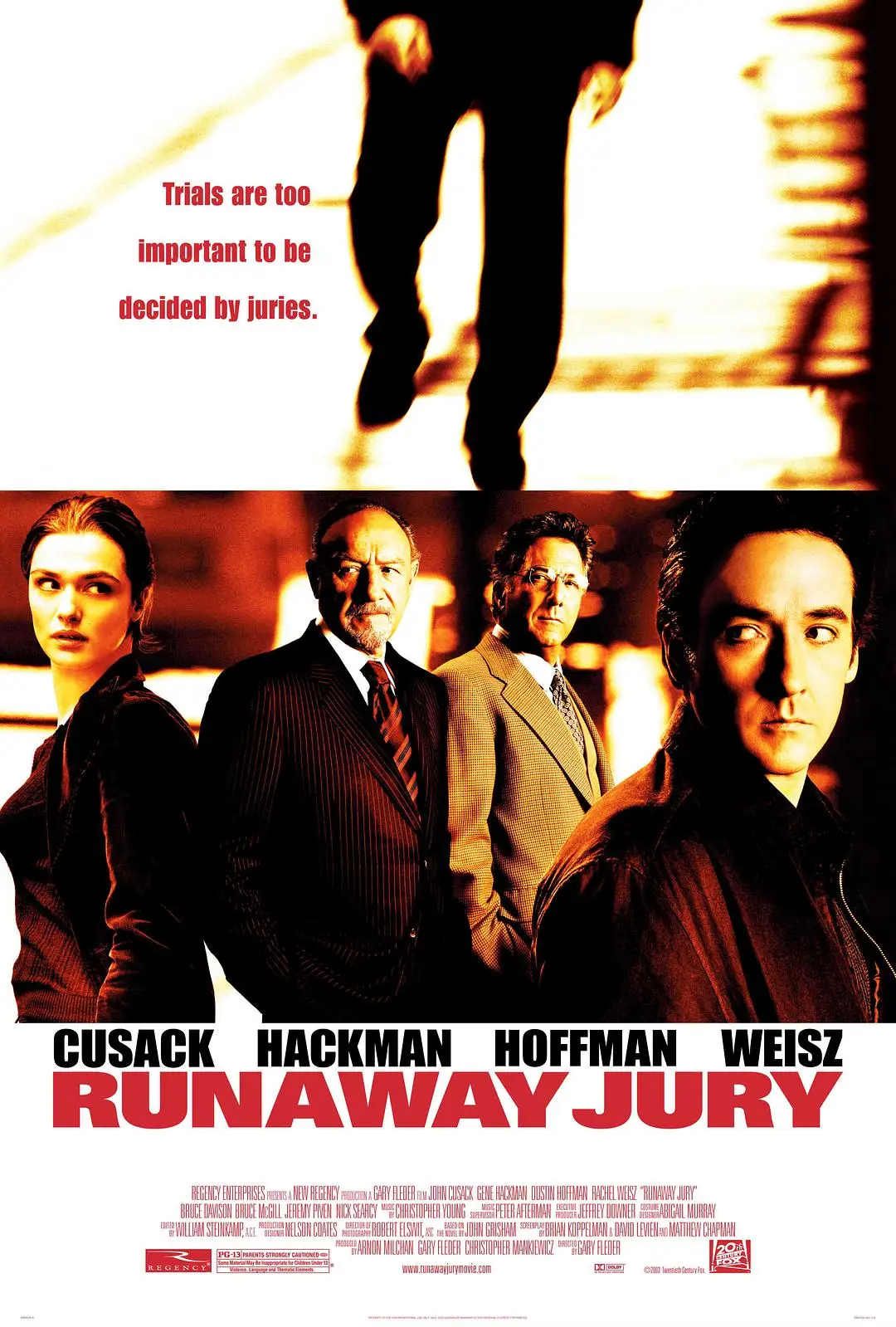 Movie Runaway Jury (2003) Art SILK POSTER Wall Art Home Decorative painting