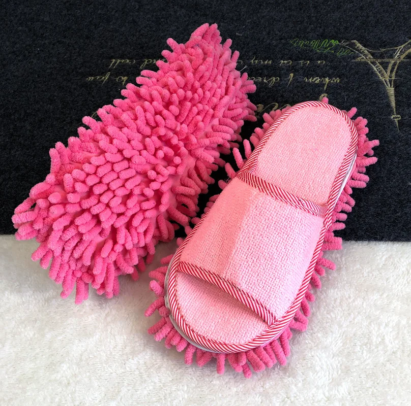 Washable Lazy Mopping Slippers Microfiber Cleaning Floor Dusting Slippers Detachable Mop Shoes Household Floor Cleaning Tools