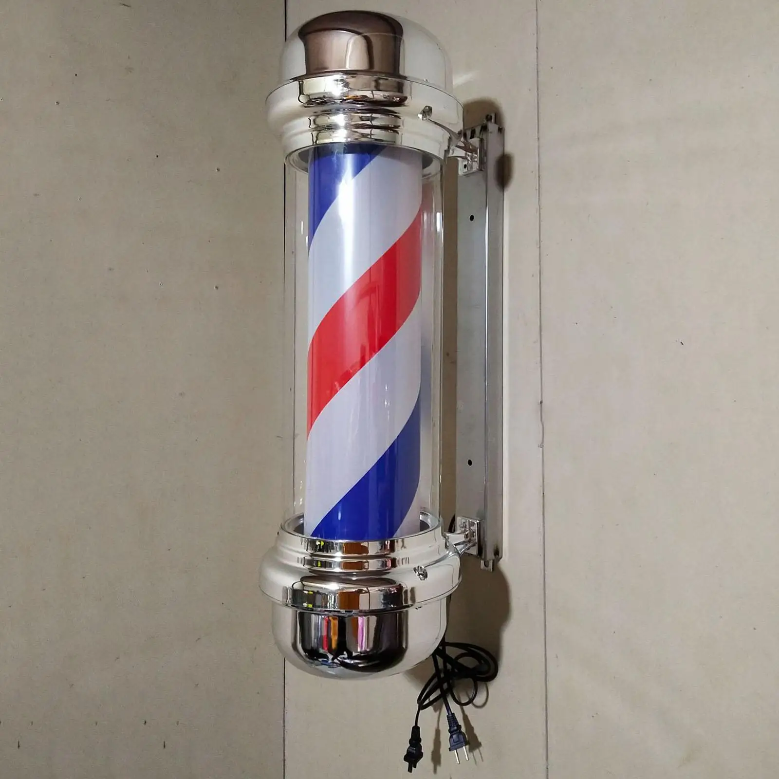Palo da barbiere impermeabile ha condotto le strisce rotanti luminose del segno del negozio del parrucchiere per l'interno