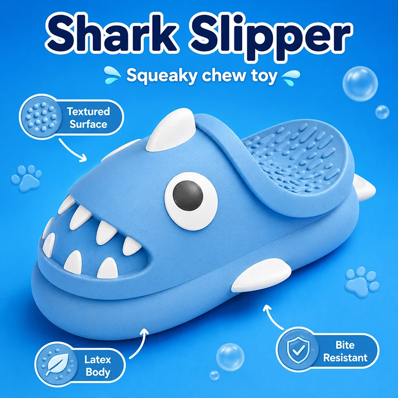 Squeaky Latex Dog Toy Bite Resistant Chew Toy Cute Fun Pet Toy for Dogs Interactive Puppy Chew Toys Dog Accessories - view 5