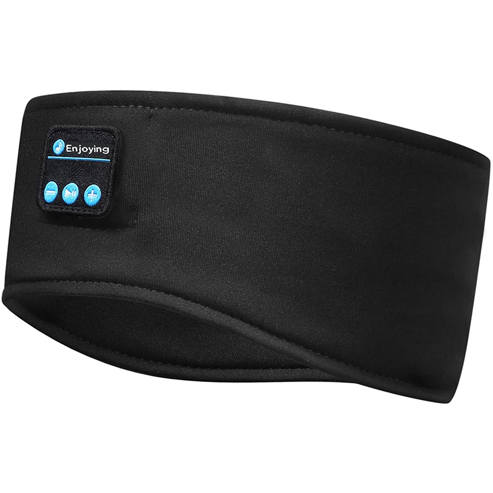 

Sleep Eye Mask with Bluetooth 5.0 Headphones Soft Elastic Comfortable Headband ASMR Sleeping Band 10H Music