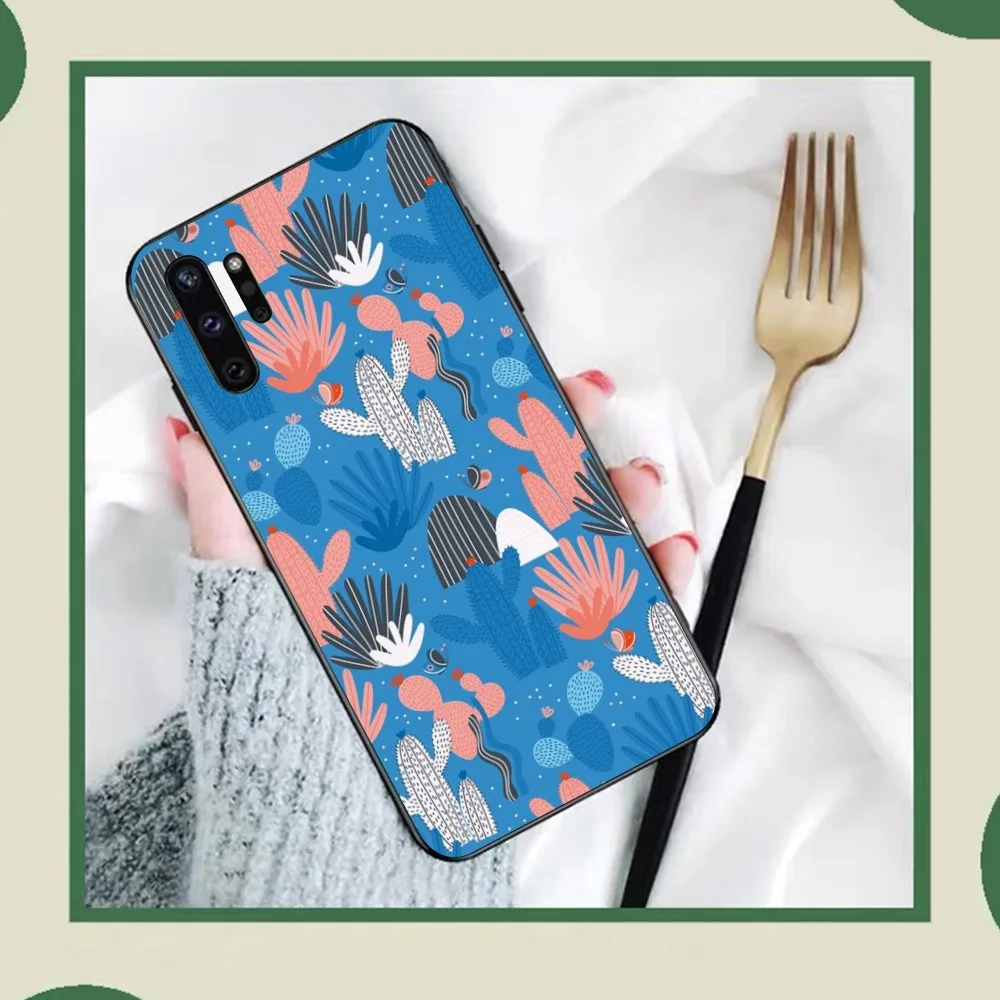 Cactus Flower Plant Phone Case For Samsung Note 8 9 10 20 pro plus lite M 10 11 20 30 21 31 51 A 21 22 42 02 03