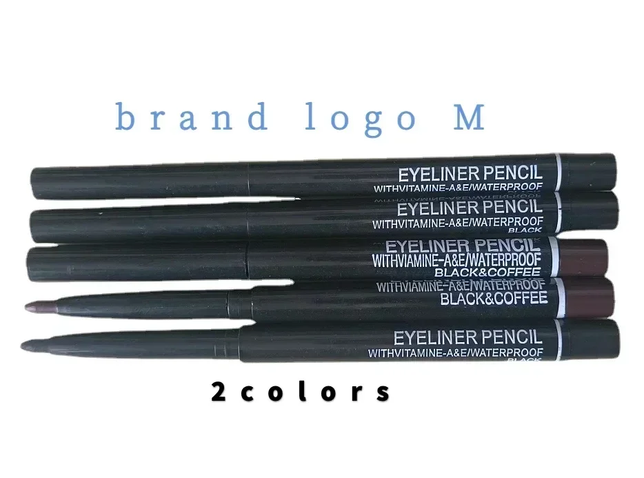 NUOVO 8g Matita eyeliner impermeabile Penna nera/marrone Eyeliner ad alto pigmento duraturo Occhi lucidi Trucco Strumento di trucco