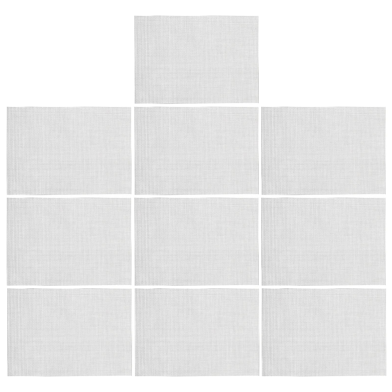 

10 Sheets Window Screen Repair Patch Self Adhesive Mesh Patch for Window Door Tear Holes Durable Screen Repair