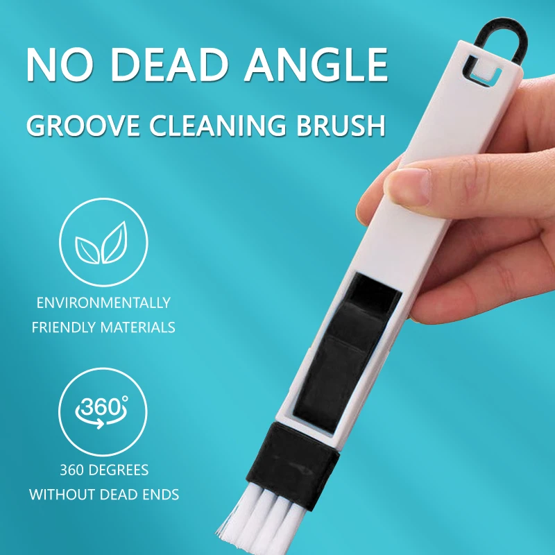แปรงทำความสะอาดคีย์บอร์ดประตูหน้าต่างอเนกประสงค์สำหรับร่องอุปกรณ์ทำความสะอาดคีย์บอร์ด