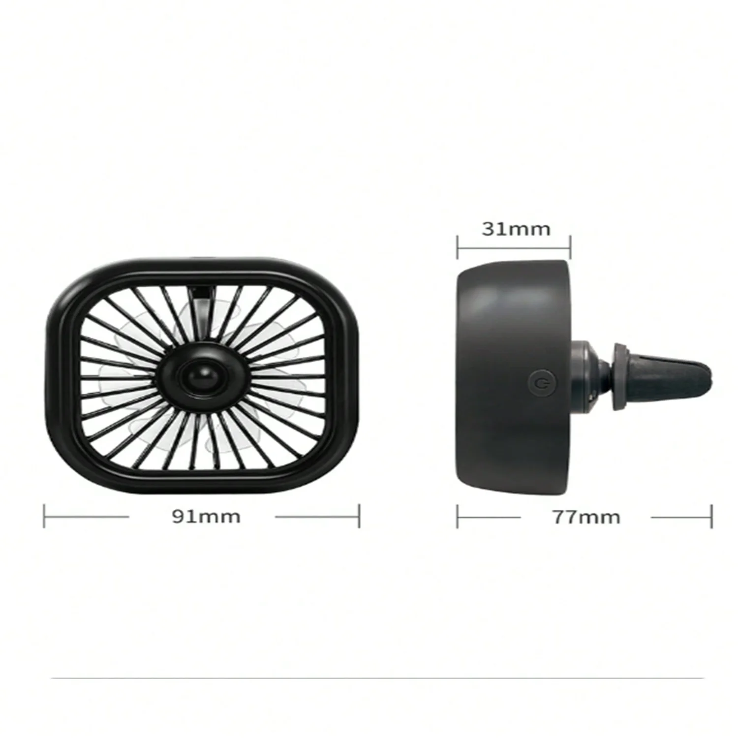 

Красочный мини-автомобильный вентилятор с кондиционером, мощная розетка, USB-вентилятор в подарок