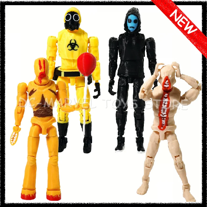 En stock Figura de acción de juguete impresa en 3D Escape the Backrooms Experimenter Skin Stealer Partygoer Partypooper Dummy13 T13