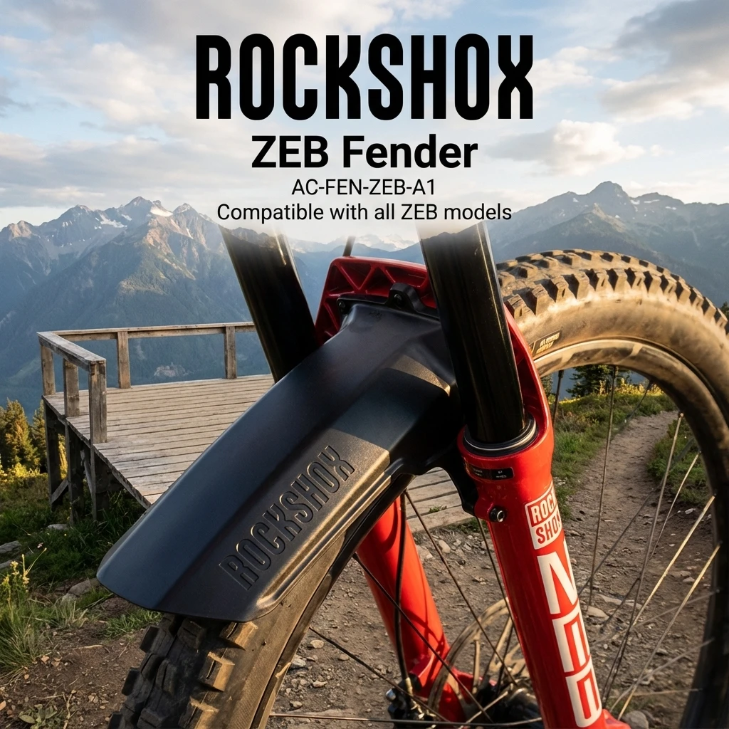 rockshox-zeb-ショートフェンダー-ac-fen-zeb-a1--3ボルト簡単取り付け--すべてのzebモデルに対応--プレミアムフロントフォークマッドガード