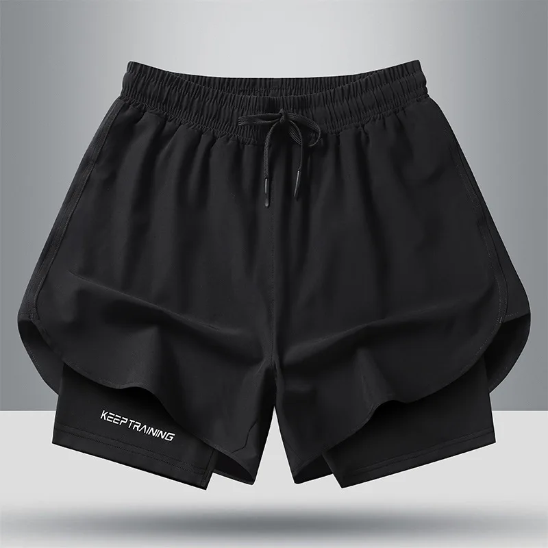 Men's Quick-Drying Running Shorts, Suitable for Sports Training and Gym Workouts