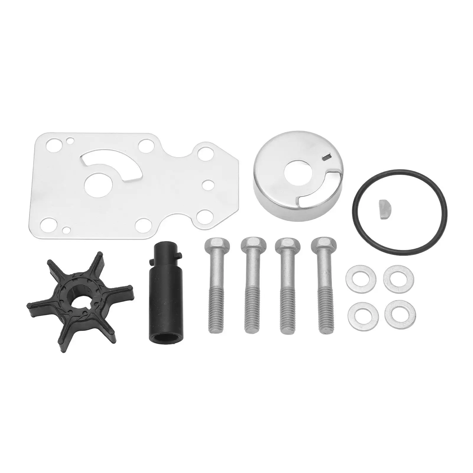 Water Pump Impeller Repair Kit, 69G W0078 00, Aço inoxidável, Outboard 8HP 9.9HP, Profissional