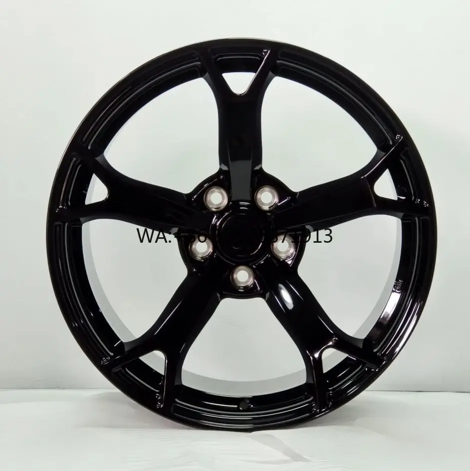 

`Forgex Nismo V1 Style Forged Alloy Wheel 19 Inch 5x114.3 Deep Concave Black Finish 5 Spoke, Universal Fit for Most Cars`