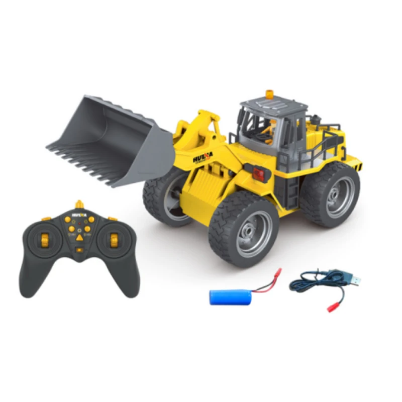 

Rc Car Truck And Bulldozer, Wheel Shovel Loader, Tractor Model, Engineering Vehicle, 9 Channels, Radio Controlled Cars, Toy