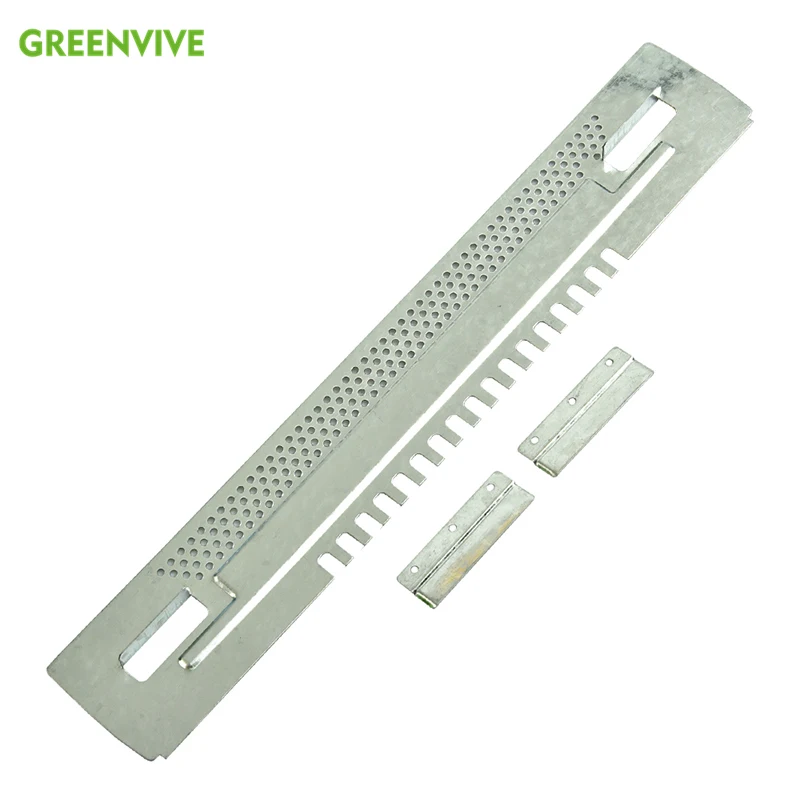 

Beekeeping Galvanized Metal Nest Door Beehive Entrance Multifunctional Dual-Purpose Export-Type Perforated Plate Beekeeper Tool