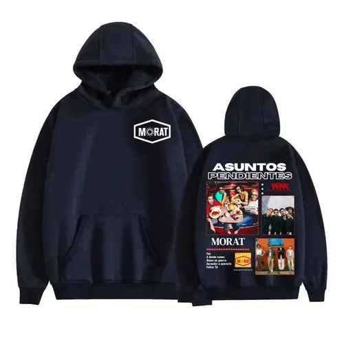 Imagen 2 del producto Morat Band Asuntos Pendientes 2025 Tour Sudadera con capucha hombres mujeres Harajuku Hip Hop Punk Rock sudaderas comodidad Casual sudaderas con capucha jerseys