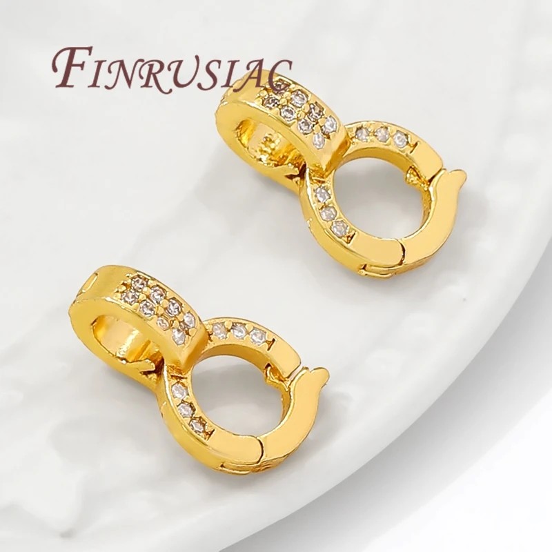 18K Gold Plated Pendant Holder,Bail Clasp For Pendant,Necklace Bails,Connectors For Jewelry,DIY Accessories image 2