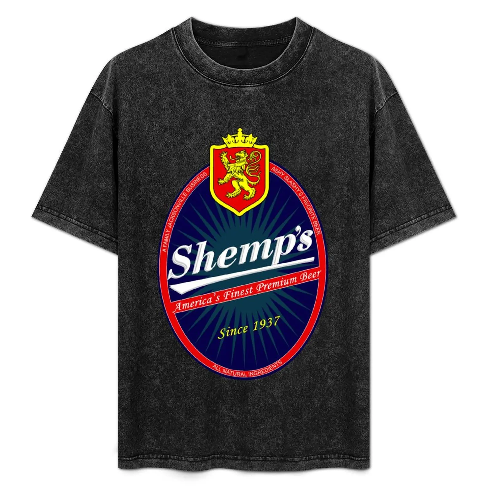 

Shemps Beer T-Shirt cotton graphic tees vintage t shirts luxury designer mens t shirt graphic