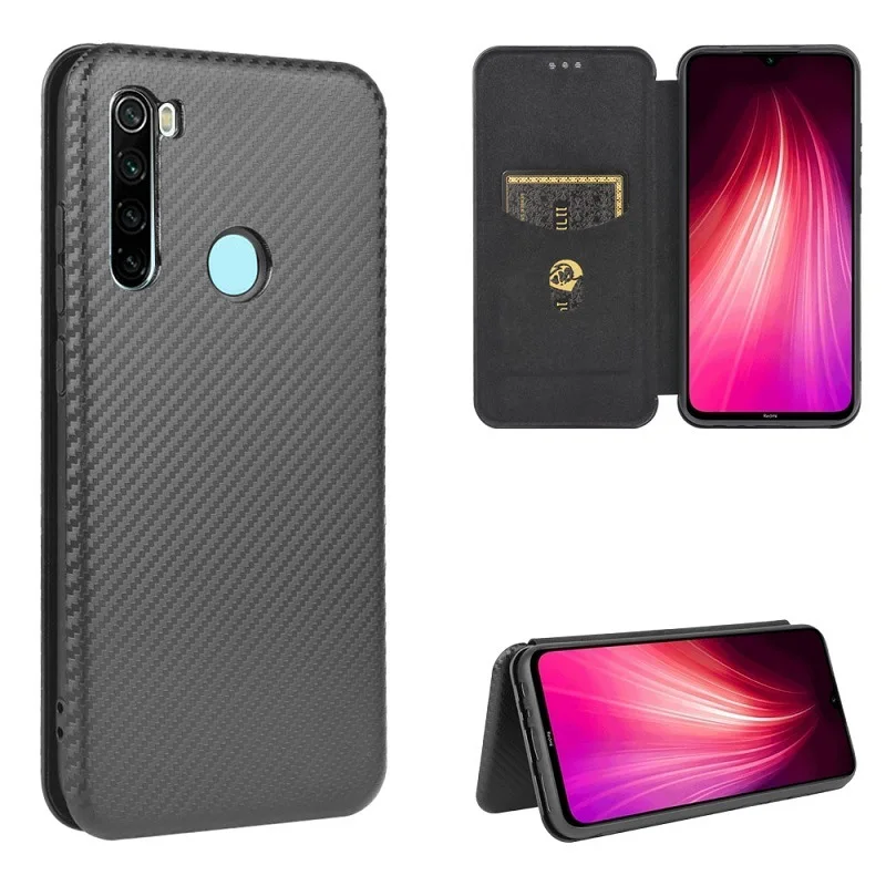 

Кожаный флип-чехол для Redmi Note 8, противоударный защитный чехол для телефона Fusion, чехол Funda Coque