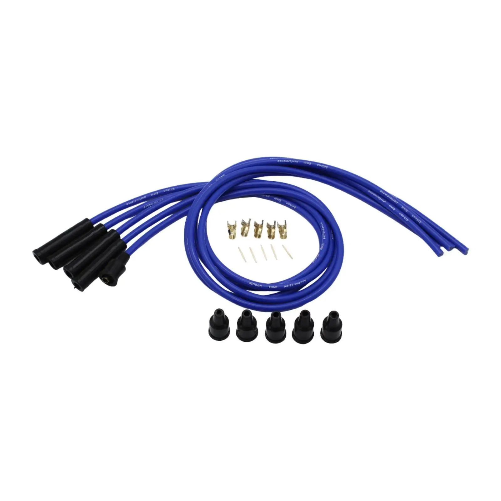 Plug Wire Set Ignition Wire Kit 8mm for 4 Cylinder Performance Vehicle Repair