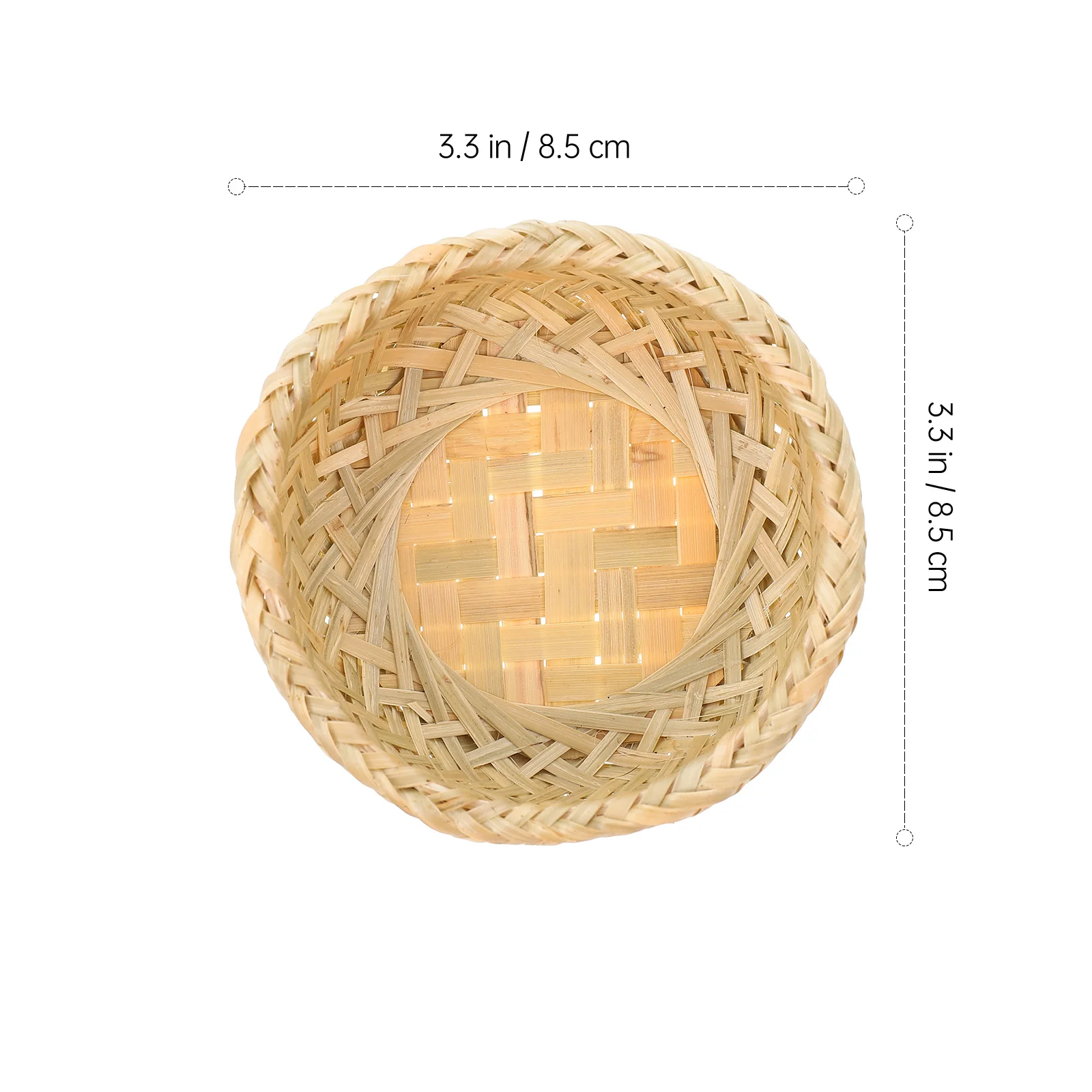 

3pcs Bamboo Woven Cake Plate Double Layer Pastry Organizer Dessert Storage Basket Multipurpose Fruit Basket Kitchen Countertop
