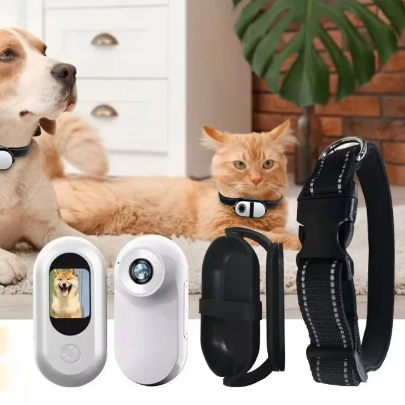 

Pet Wearable Neck Camera 1080P HD Night Vision Action Cam with Motion Detection & Waterproof Design for Outdoor Adventures