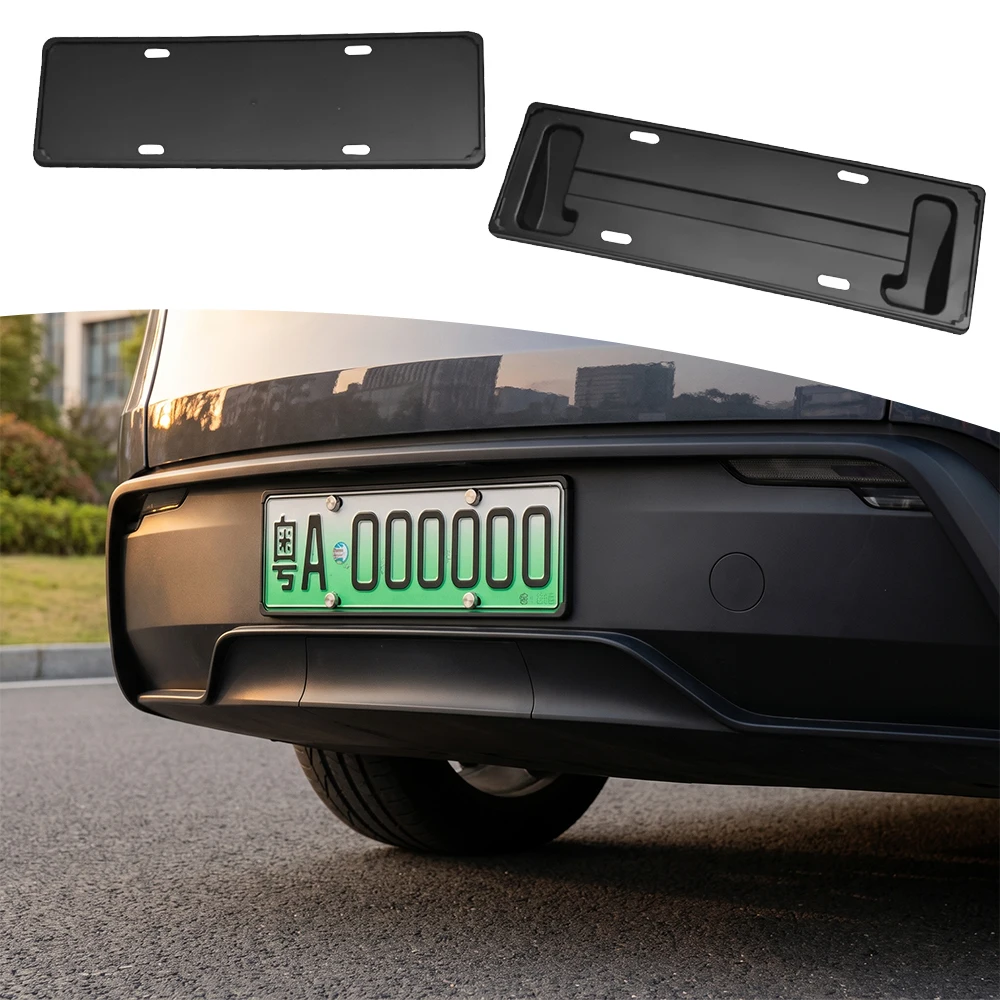 License Plate Holder Bracket Frame Anti-corrosion Waterproof Durable ABS Number Plate Frame For Tesla Model YL Y Juniper Launch