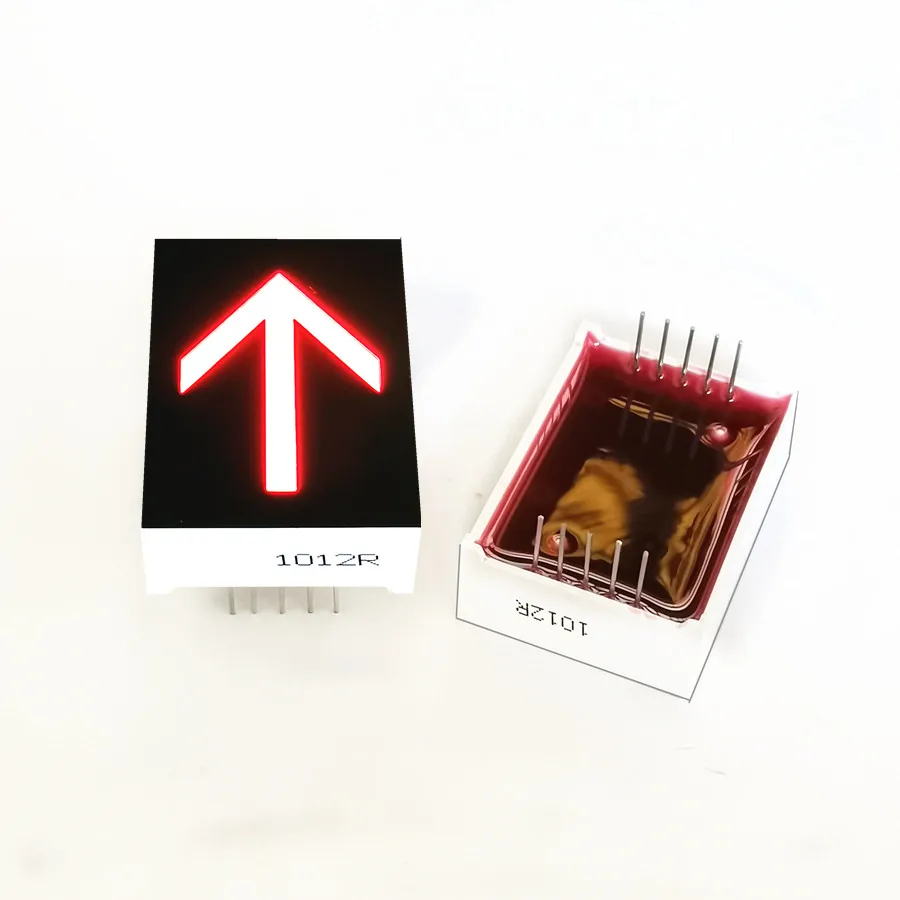 24 x 34 x 10,5 mm, 1 Zoll, rotes Licht, einzelnes Pfeil-Display, digitale Röhre, Highlight, rote LED-Anzeige, 1 Bit Kathoden-Anode, digitale Bar-Diagramm