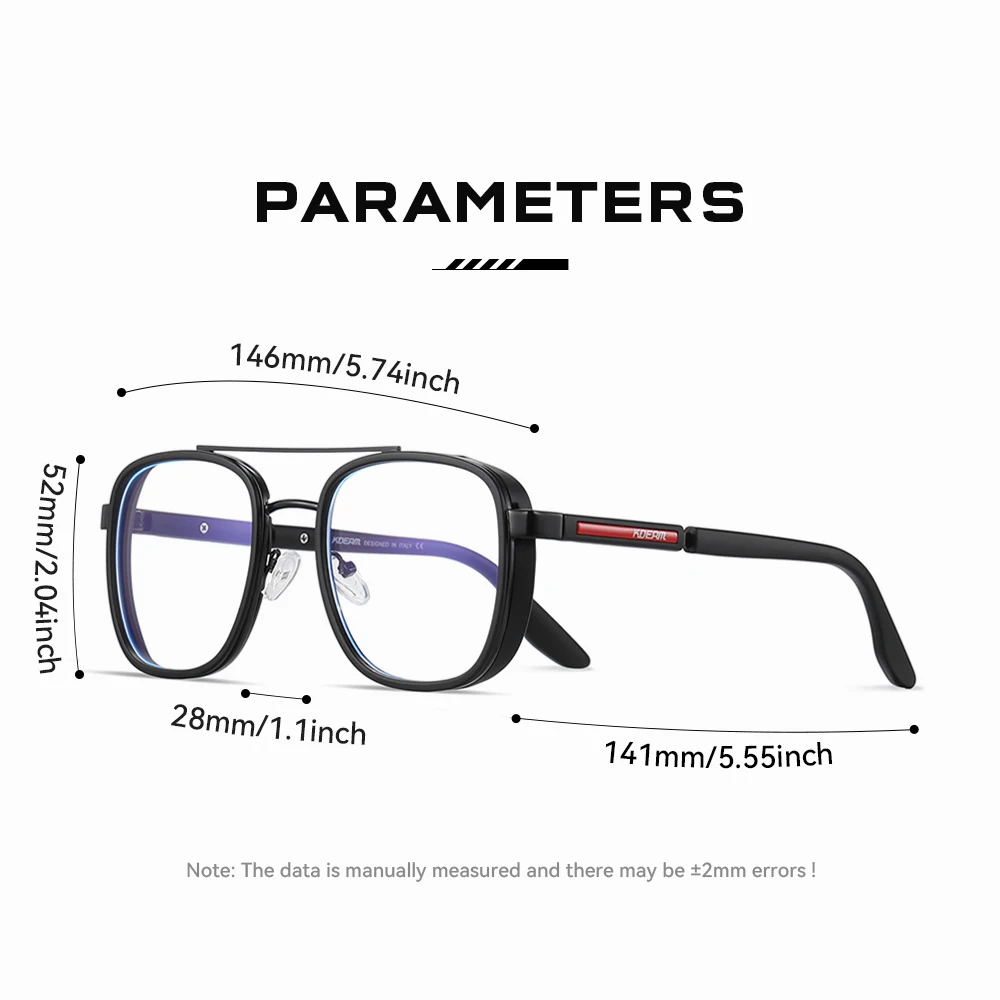 KDEAM Legend Design okulary blokujące niebieskie światło okulary komputerowe bez recepty ochrona oczu okulary zawodowe KD337 — zdjęcie 5