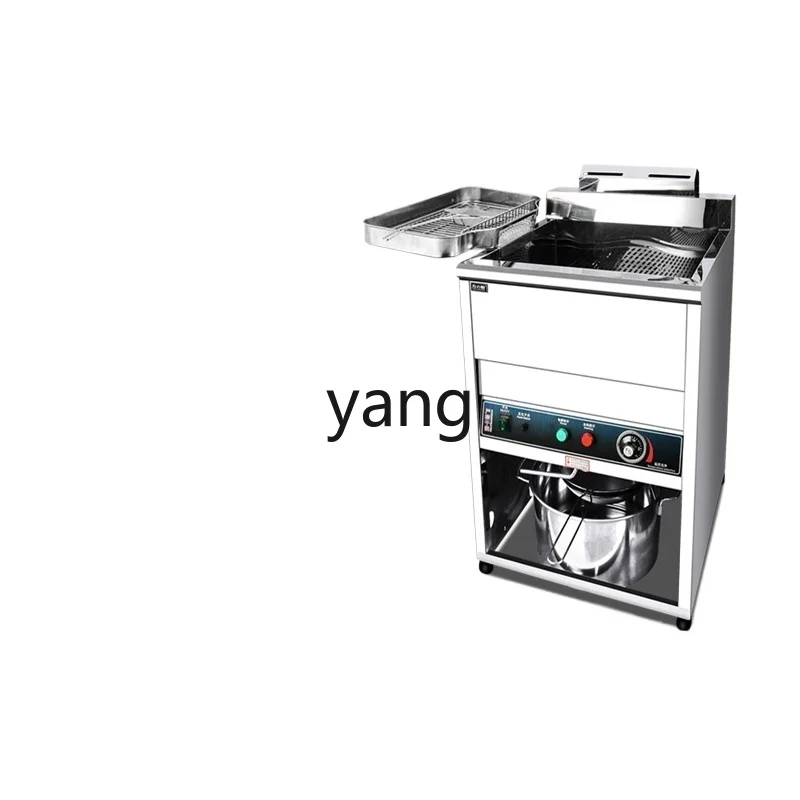 LXL Vertical Electric Fryer Commercial Large Capacity Fried Chicken Double Cylinder Single Cylinder Gas Deep Frying Pan