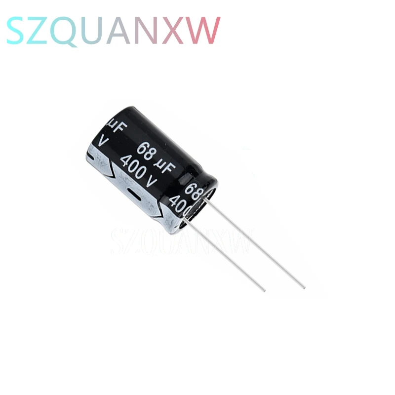 

10PCS Electrolytic capacitor 400V68UF 16*25mm aluminum electrolytic capacitor 400V 68UF