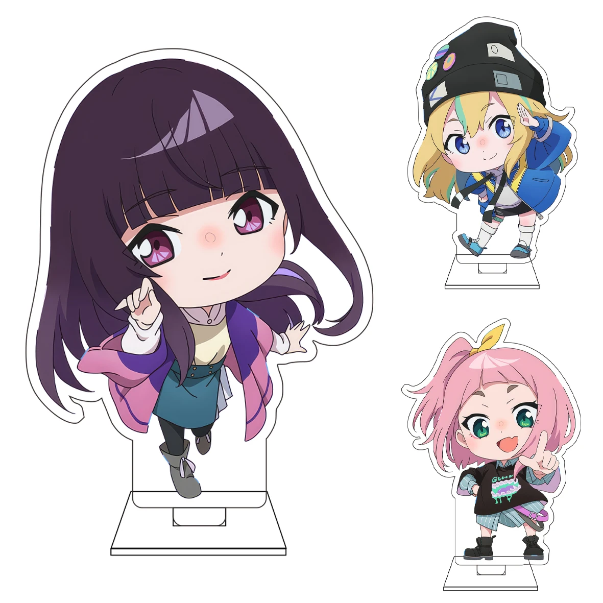 10CM Anime ‌ Jellyfish Can't Swim in the Night Cosplay Niedliche Acryl-Figur als Standfigur ‌ Mahiru Tsukimi Ornamente Geschenke