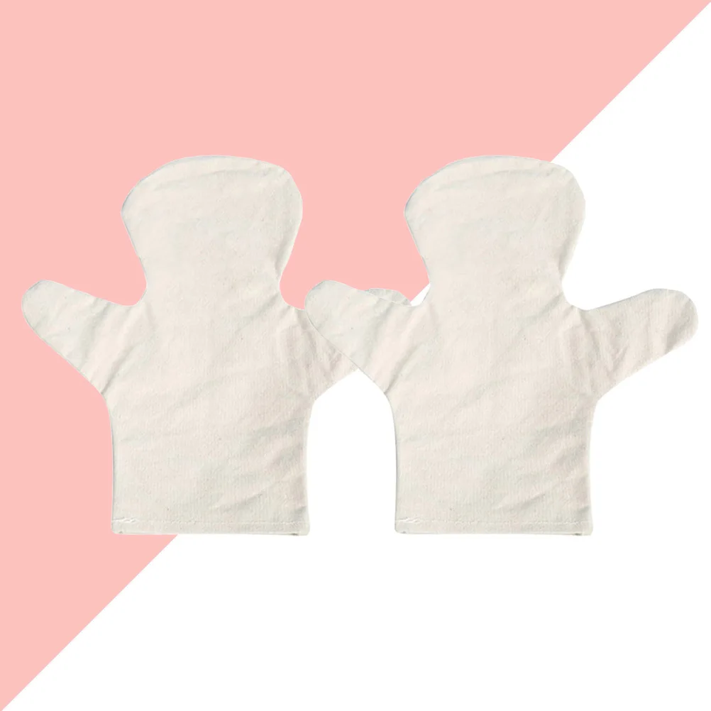 2 stuks vingerpoppetjes materiaalset stof DIY creatieve kleuterschool cartoon geschilderd wit canvas verhalen vertellen benodigdheden voor kinderen