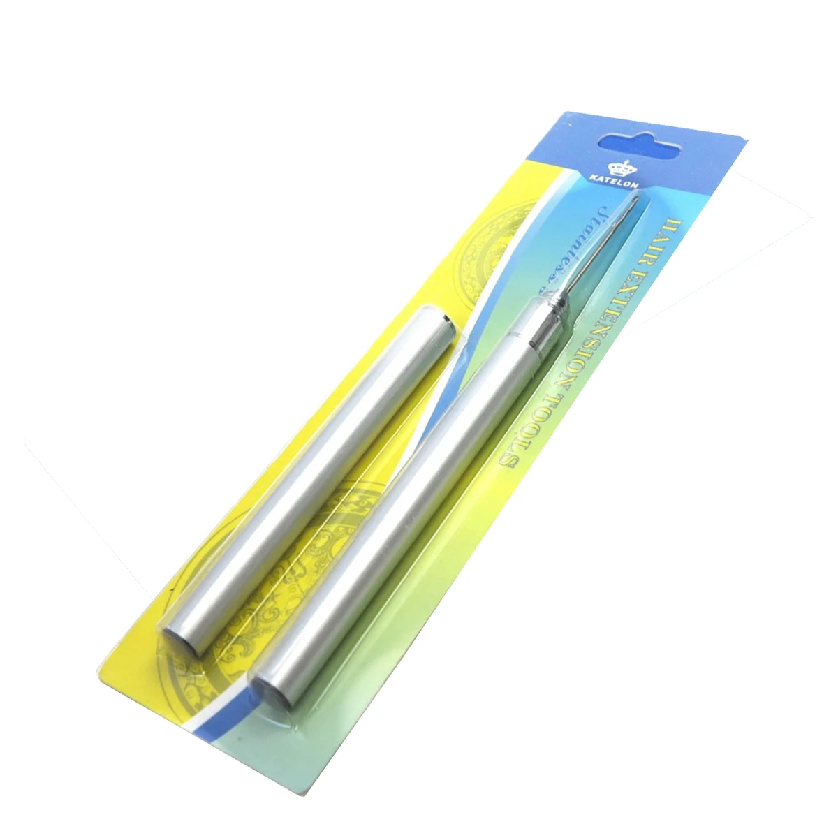 Aluminium Micro beads  hair extensions Loop Pulling Needle Threader + Pulling Needle