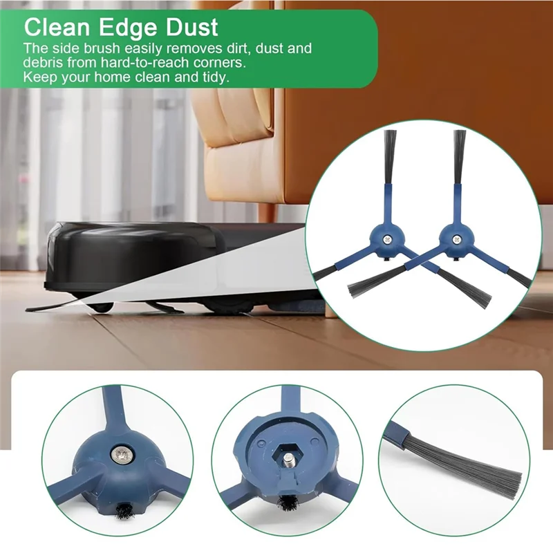 

【CLEARANCE】Accessory Set For Eufy Omni C20 Vacuum Cleaner Replacement Part Main Side Brush Hepa Filter Mop Cloth Dust Bags