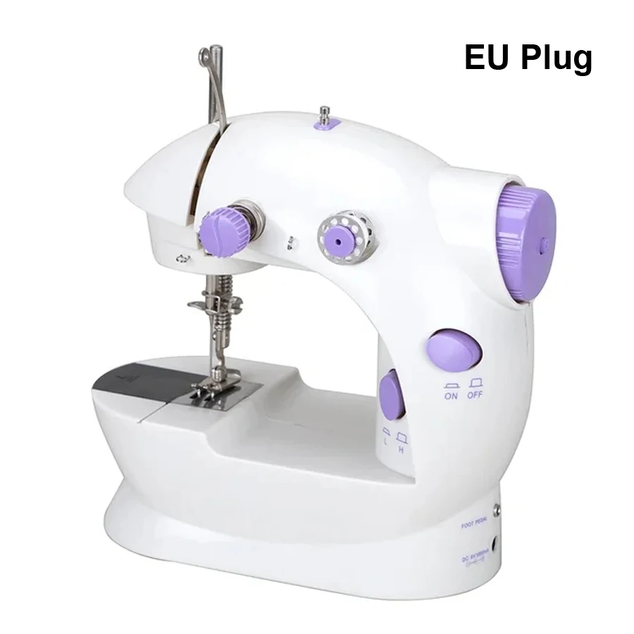 Fashion Portable Sewing Machines Multifunctional Household 202Mini Sewing Machine for Beginner DIY Home Sewing Accessories