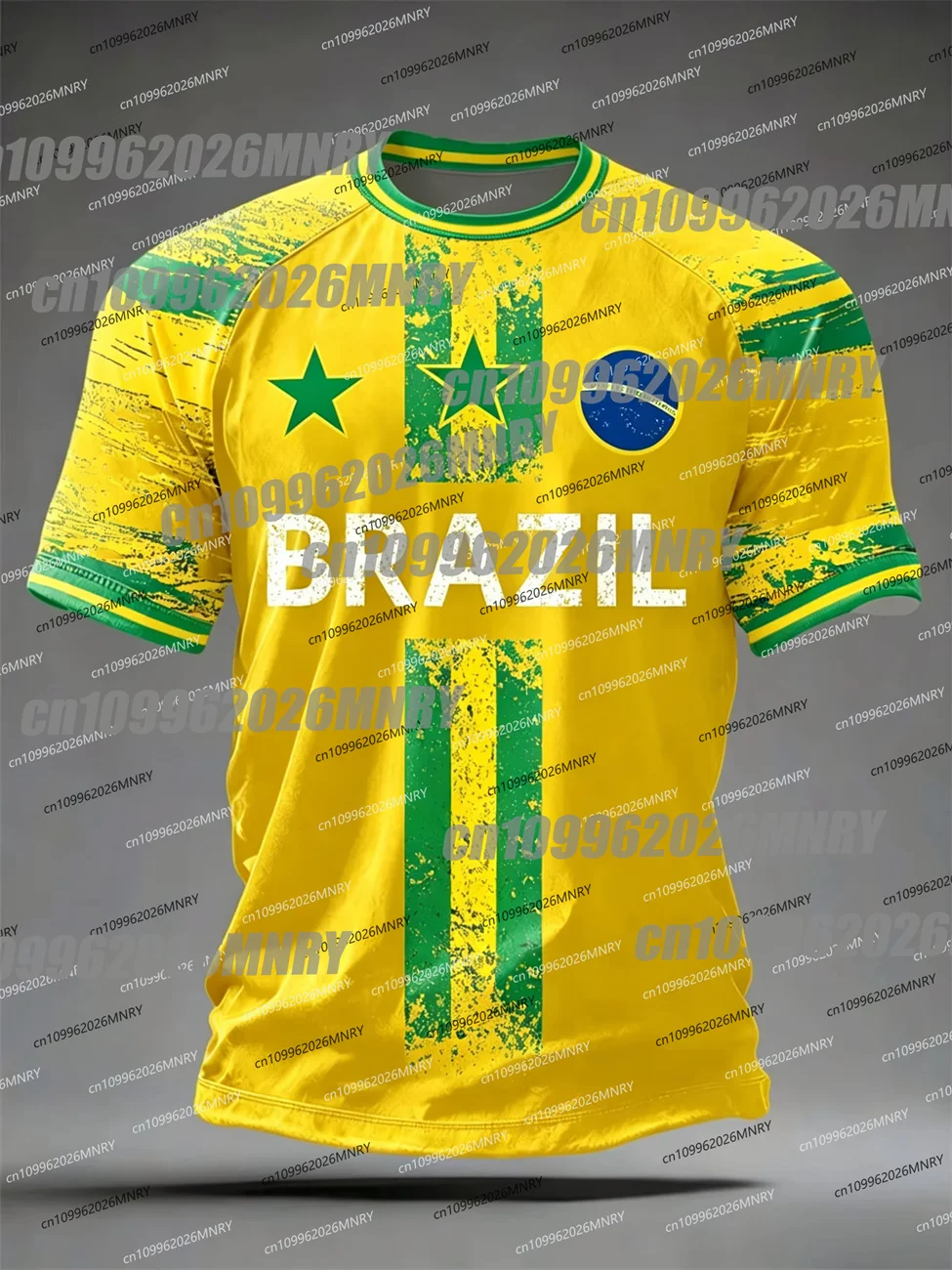 2026 Summer Brazil Football Jerseys For Men Classic God Brazil Kid Short Sleeve Tees Moto O-neck Sports Tshirts Man Clothing