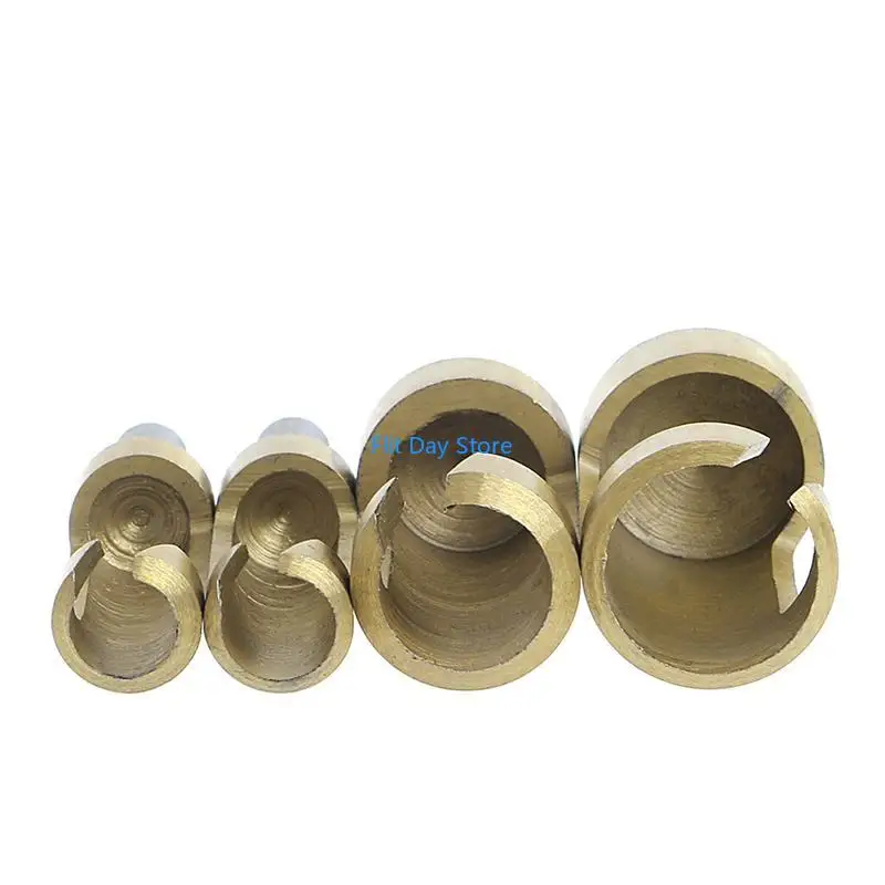 F92c 4pcs 1/4 "قضيب لبرميل برميل قاطع الحفر Cork Cork Hole Caw Caw Cole