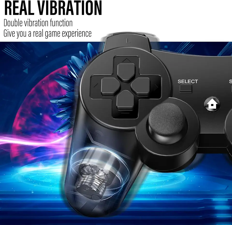 Wireless Controller for PS3 with Dual-Motor Vibration,Six-Axis Motion Sensor,Fast Charging Cable.Long-Battery Controller for PS3 - AliExpress 44 Wireless Controller for PS3 with Dual-Motor Vibration,Six-Axis Motion Sensor,Fast Charging Cable.Long-Battery Controller for PS3 - AliExpress 44