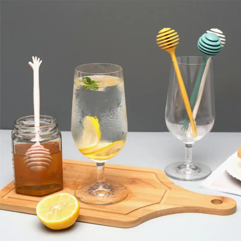 Honeycomb Sticks Honey Stirrer Sticks Coffee Spoons Stirrer Stick Honey Comb Stick Honey Spoon For Stirring Honey Water Milk Tea