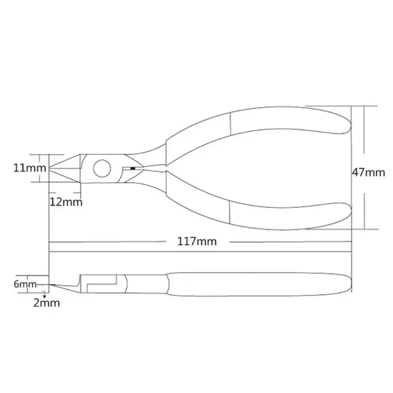 Thép Carbon Chính Xác Sắc Nét Kìm Cắt Ghép Hình Mô Hình Lắp Ráp Cắt Kềm Đeo Chéo Kìm Snips Kéo Cắt Tôn Nhà Tự Làm Dụng Cụ
