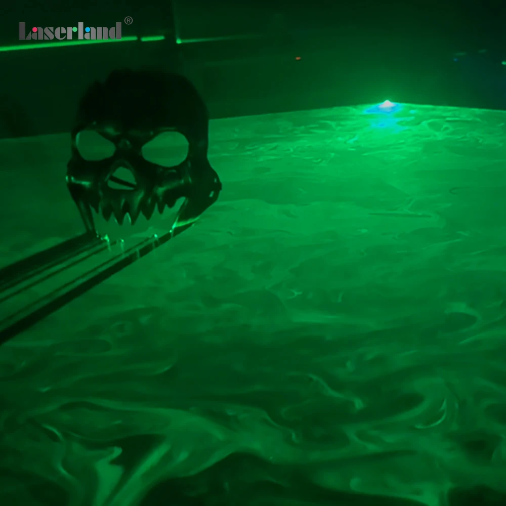 Modul Laser Garis Hijau 520nm untuk Portal Laser Rumah Seram Dekorasi Halaman Halloween Laser Perairan Payau