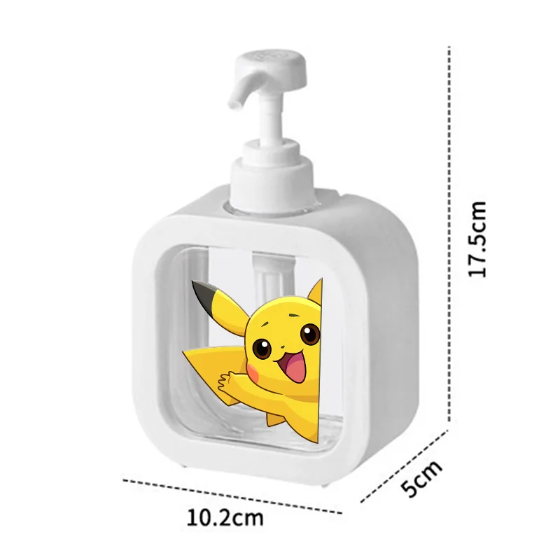 1pcs Pokemons Large Capacity Empty Bottles Hand Soap Dispenser Travel Refillable Laundry Detergent Shower Gel Dispensing Bottle view 2