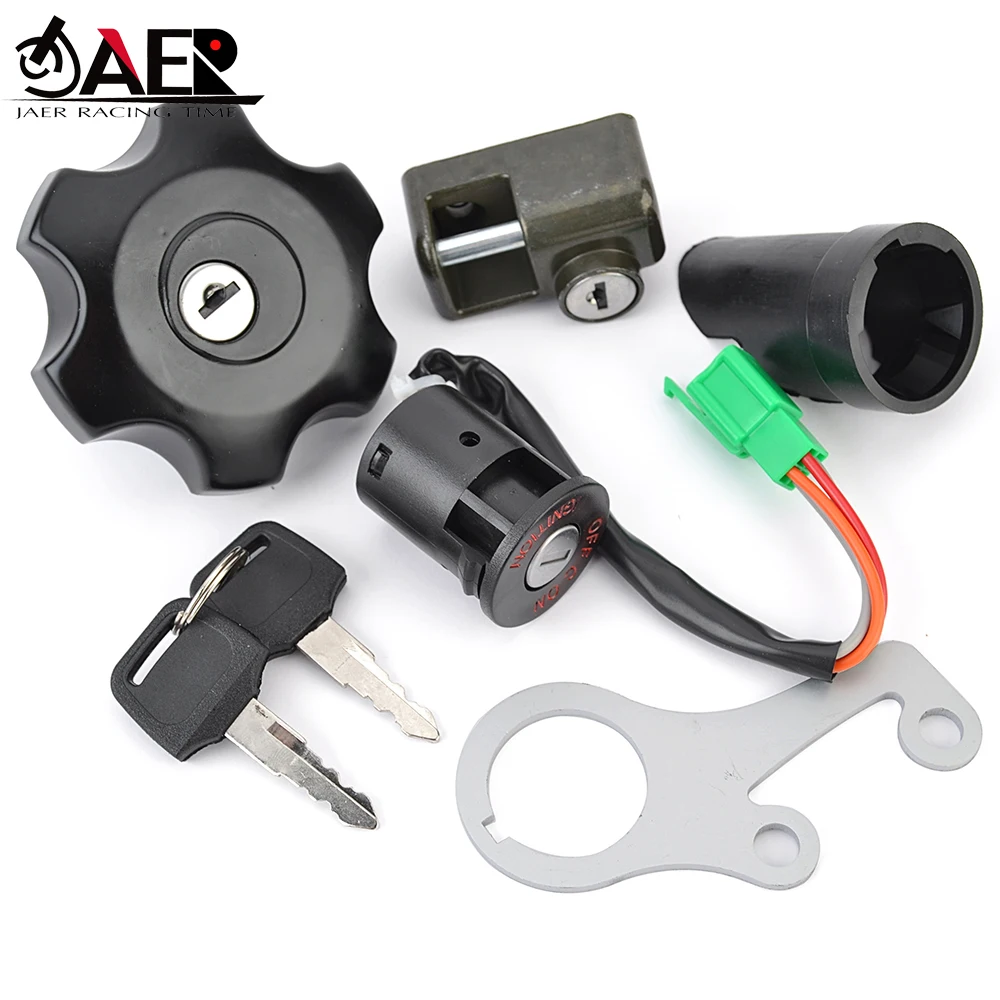 37101-29811 Ignition Switch Fuel Gas Cap Seat Lock Keys Set for Suzuki DRZ400 DR-Z400SM 2010-2019 only for E03 E28 37101-29812