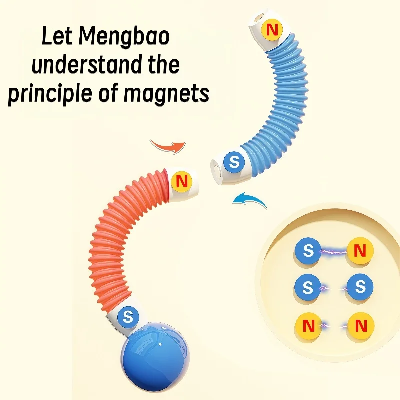 مجموعة بناء قضيب مغناطيسي متعدد الاستخدامات قابلة للتطوير DIY كتل البناء المغناطيسي التعليم المبكر لعبة الجذعية هدية عيد الميلاد والكريسماس