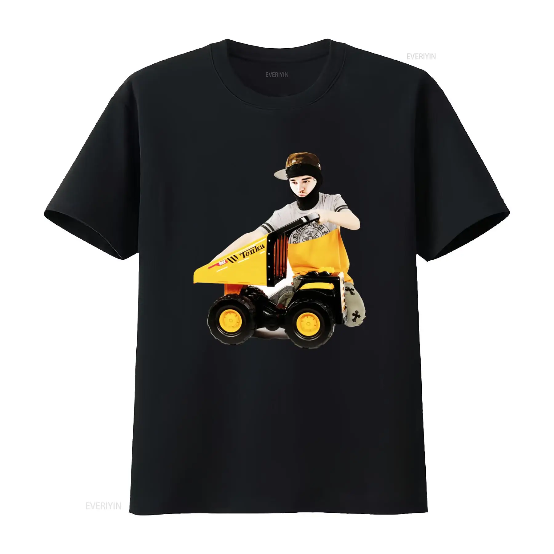Yeat Tonka Truck T Shirt for Men Rapper Trendy 2Alive Twizzy Funny Streetwear Print Hip Hop Fashion vintage Washed Breathable